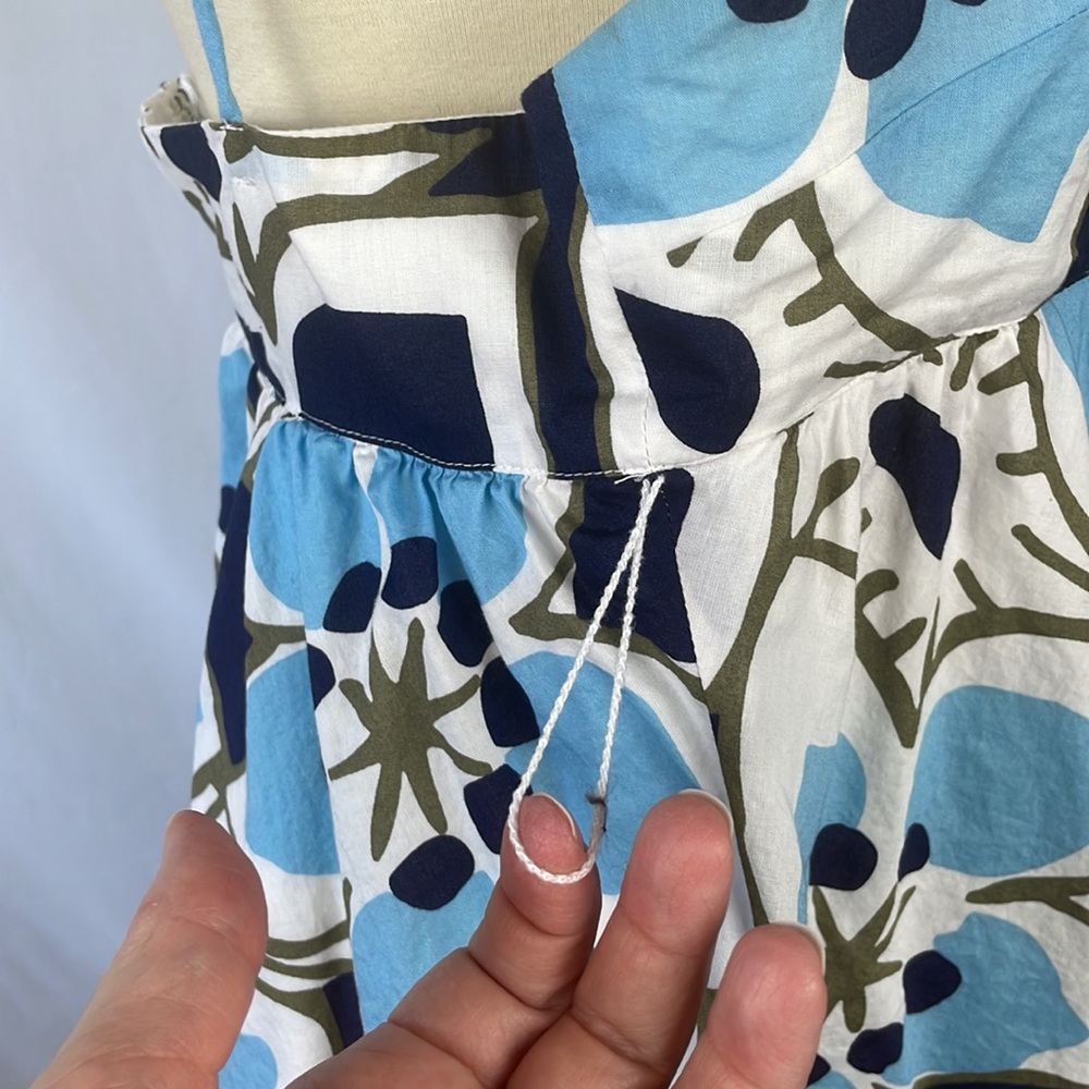 J. Crew Floral Camisole with Removable Empire Waist Tie - Size 8 - Picture 12 of 16